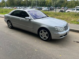 2003 Mercedes-Benz S-Класс 350 Long IV (W220) Рестайлинг, серебристый, 1350000 рублей, вид 4