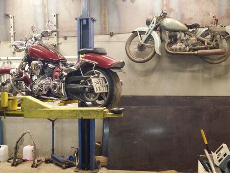 2008 Yamaha XV 1900, пурпурный, 800000 рублей, вид 4