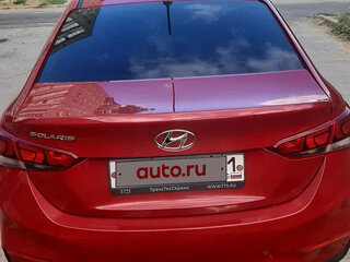 2017 Hyundai Solaris II, красный, 1495000 рублей, вид 4