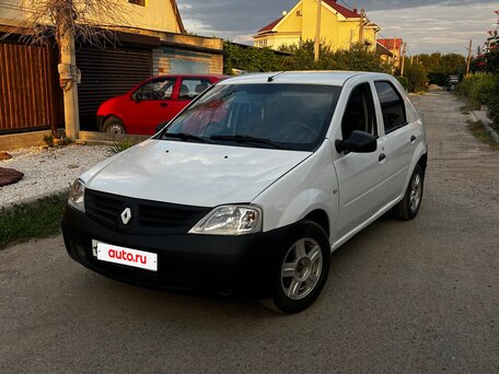 2008 Renault Logan I, белый, 230000 рублей, вид 1