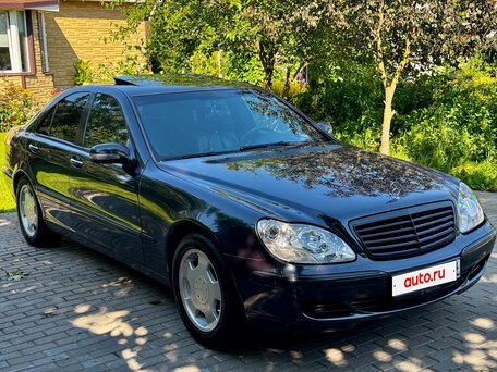 2000 Mercedes-Benz S-Класс 320 IV (W220), чёрный, 850000 рублей, вид 2