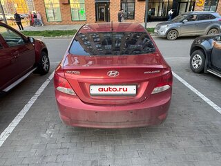 2011 Hyundai Solaris I, красный, 450000 рублей, вид 2