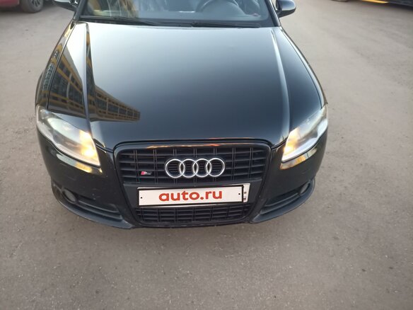 2007 Audi A4 III (B7), чёрный