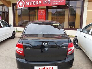 2016 Lada (ВАЗ) Granta I, чёрный, 630000 рублей, вид 5