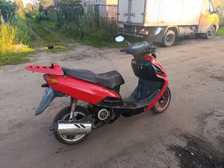 2007 Motoland Vulkan 150, красный, 25000 рублей, вид 4