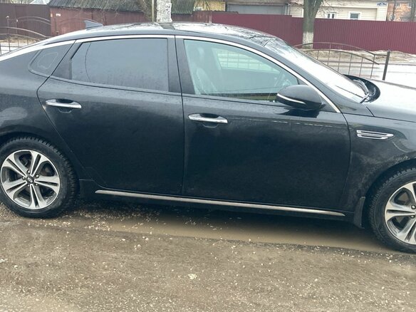 2019 Kia Optima IV Рестайлинг, чёрный, 1820000 рублей - вид 2