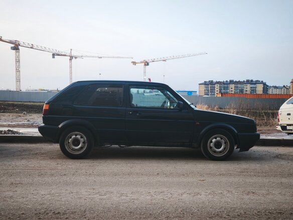 1991 Volkswagen Golf II, чёрный, 200000 рублей - вид 1