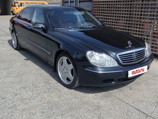 2000 Mercedes-Benz S-Класс 600 Long IV (W220), синий, 950000 рублей, вид 2