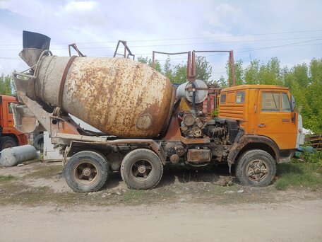 1991 КамАЗ Автобетоносмеситель, оранжевый, 350000 рублей, вид 5