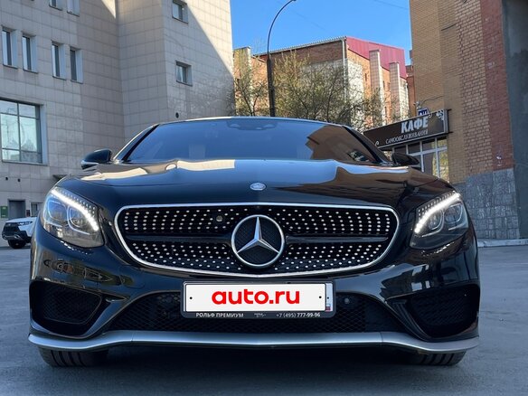 2015 Mercedes-Benz S-Класс 500 VI (W222, C217), чёрный, 4800000 рублей - вид 1