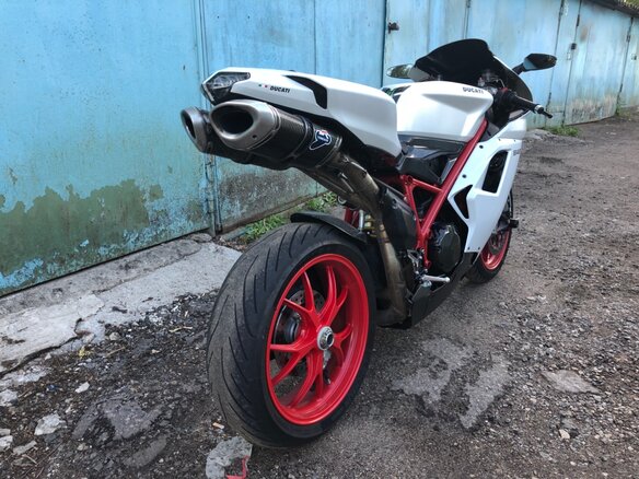 2013 Ducati 848, белый - вид 2