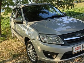2016 Lada (ВАЗ) Granta I, серебристый, 606000 рублей, вид 4