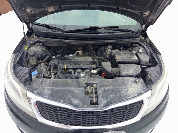 2013 Kia Rio 4-speed III, чёрный, 950000 рублей - вид 4