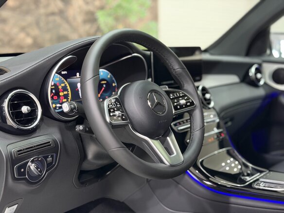 2022 Mercedes-Benz GLC Coupe 220 d I (C253) Рестайлинг, белый - вид 5