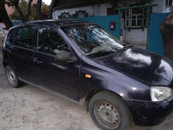 2007 Lada (ВАЗ) Kalina I, синий, 220000 рублей - вид 2