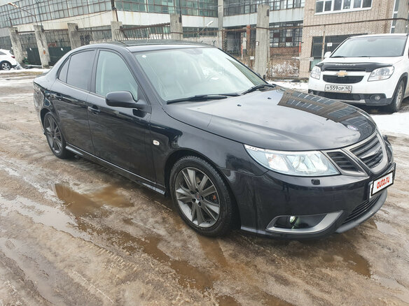 2008 Saab 9-3 II Рестайлинг, чёрный - вид 7
