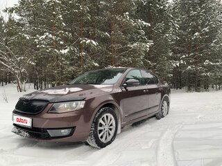 2014 Skoda Octavia III (A7), коричневый, 1100000 рублей, вид 2