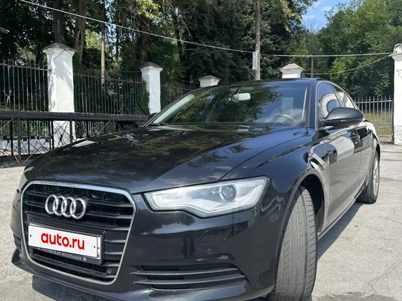 2014 Audi A6 IV (C7), чёрный, 1490000 рублей