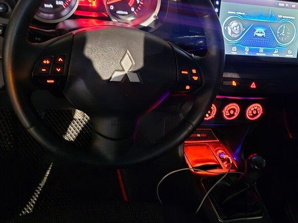 2008 Mitsubishi Lancer X, красный, 650000 рублей - вид 10