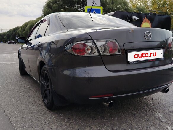 2006 Mazda 6 I (GG) Рестайлинг, серый, 430000 рублей - вид 3