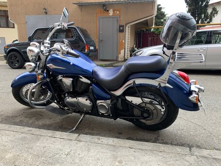 2007 Kawasaki VN900 Vulcan, синий, 550000 рублей, вид 1