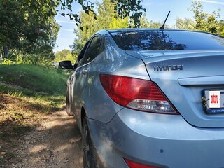 2014 Hyundai Solaris I Рестайлинг, голубой, 900000 рублей, вид 5