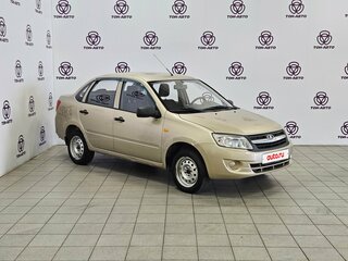 2013 Lada (ВАЗ) Granta I, серебристый, 377000 рублей, вид 3