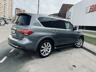 2015 Infiniti QX80 I Рестайлинг, серый, 4100000 рублей, вид 4