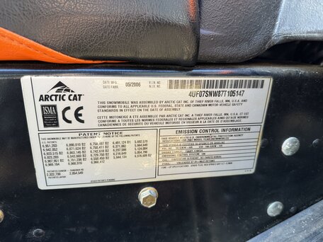 2007 Arctic Cat Sno Pro, оранжевый, 200000 рублей, вид 5