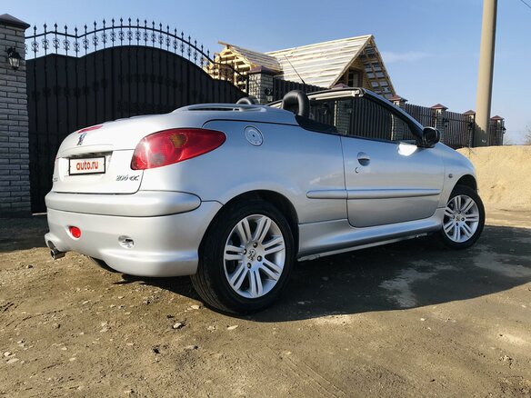 2003 Peugeot 206, серебристый - вид 16