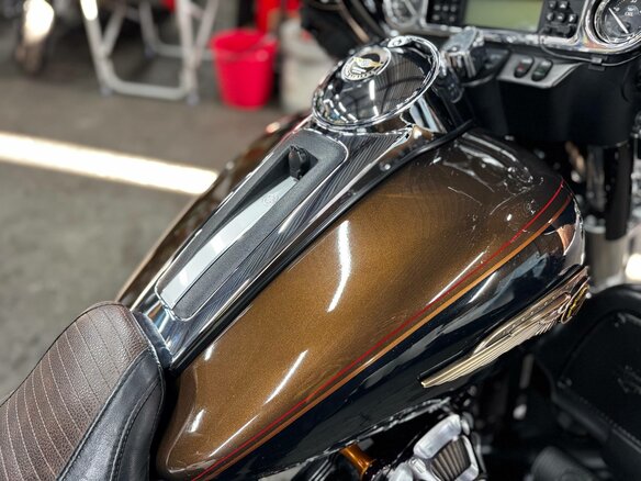 2013 Harley-Davidson Electra Glide, коричневый, 1120000 рублей - вид 8