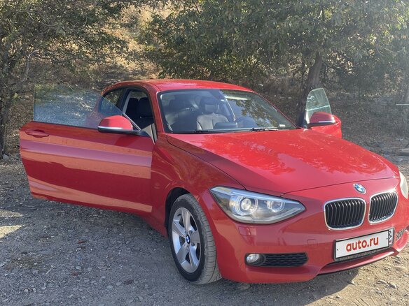 2012 BMW 1 серии 116i II (F20/F21), красный, 1340000 рублей