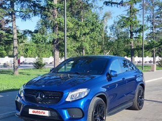 2016 Mercedes-Benz GLE Coupe 400 I (C292), синий, 5190000 рублей, вид 1