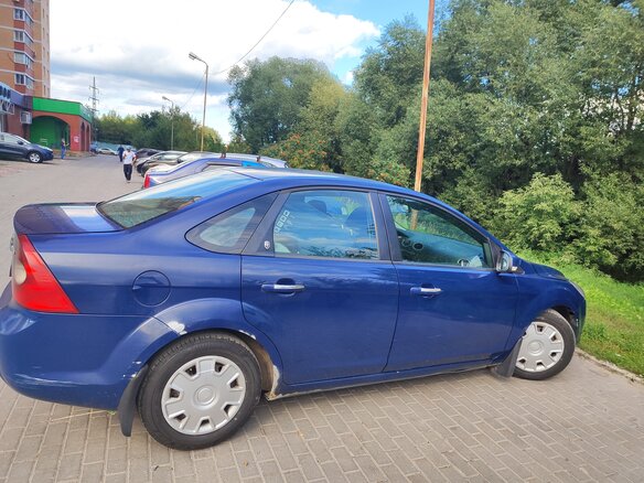 2008 Ford Focus II Рестайлинг, синий, 470000 рублей - вид 2