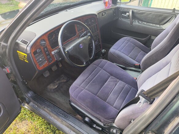 1993 Saab 9000 I Рестайлинг, зелёный, 200000 рублей - вид 6