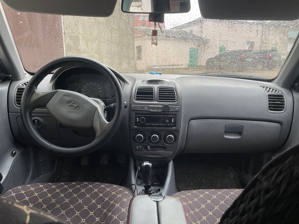 2008 Hyundai Accent ТагАЗ II, серебристый, 350000 рублей - вид 7