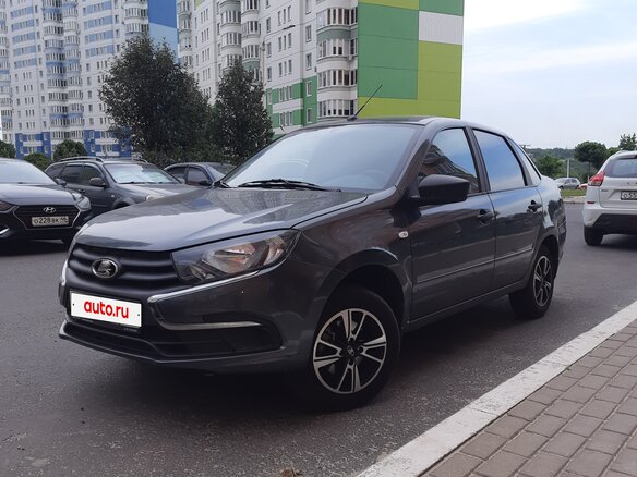2024 Lada (ВАЗ) Granta I Рестайлинг, серебристый, 830000 рублей - вид 8