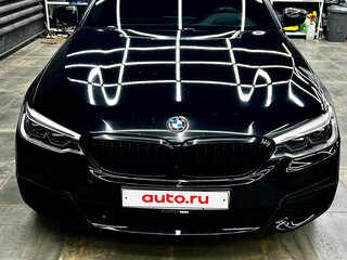 2019 BMW 5 серии 530d xDrive VII (G30/G31/G38), чёрный, 3450000 рублей, вид 3