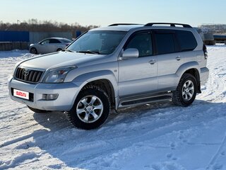 2008 Toyota Land Cruiser Prado 5-speed 120 Series Рестайлинг, серебристый, 2650000 рублей, вид 1