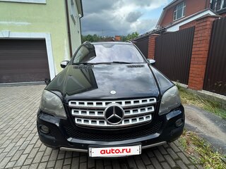 2009 Mercedes-Benz M-Класс 350 II (W164) Рестайлинг, чёрный, 1250000 рублей, вид 2
