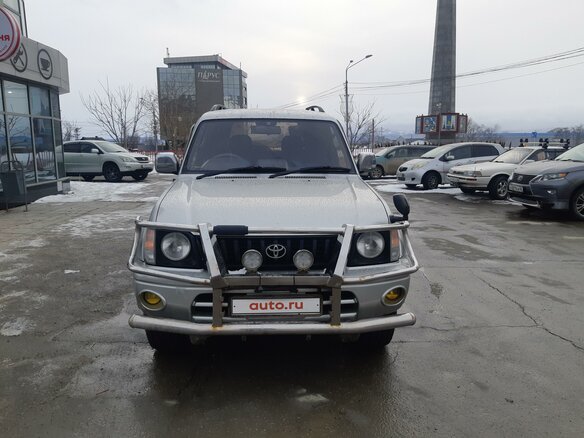 1999 Toyota Land Cruiser Prado 90 Series, серебристый, 1200000 рублей