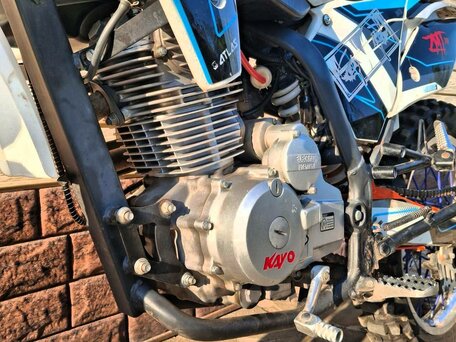 2019 Kayo T2 250 MX, голубой, 140000 рублей, вид 5
