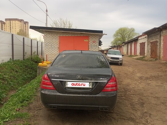 2010 Mercedes-Benz S-Класс 350 V (W221) Рестайлинг, чёрный, 1100000 рублей - вид 3