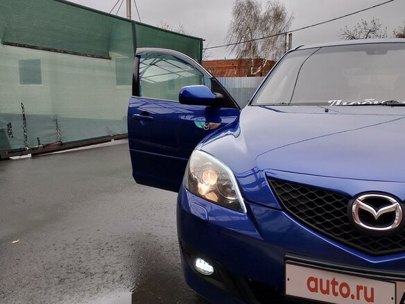 2006 Mazda 3 I (BK), синий, 560000 рублей - вид 2