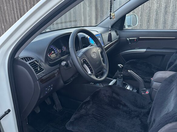 2010 Hyundai Santa Fe II Рестайлинг, белый, 1430000 рублей - вид 9
