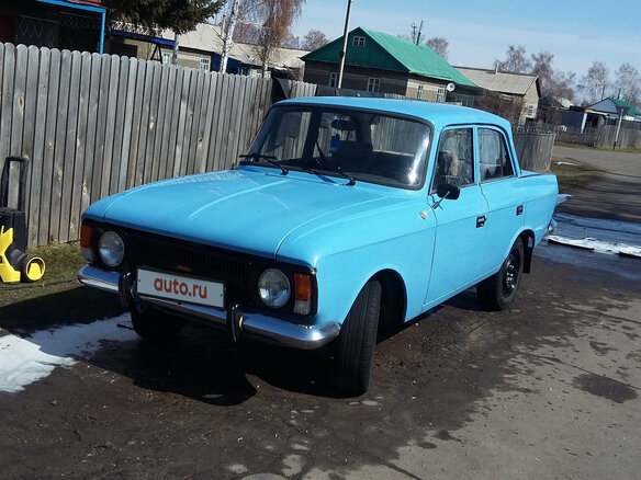1989 Иж Москвич-412, голубой