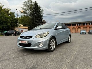 2012 Hyundai Solaris I, голубой, 1100000 рублей, вид 3
