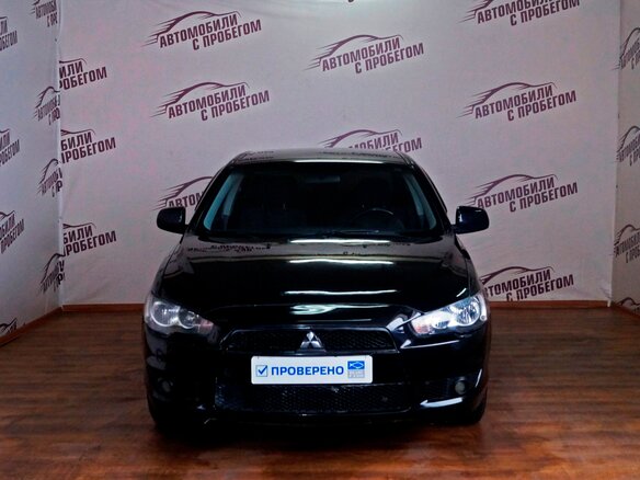 2007 Mitsubishi Lancer X, чёрный - вид 1
