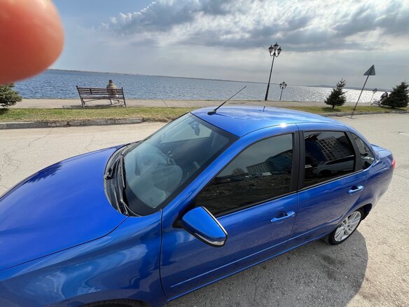 2022 Lada (ВАЗ) Granta I Рестайлинг, синий, 800000 рублей - вид 22
