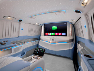 2026 Mercedes-Benz V-Класс Extra Long 300 d экстра длинный III (W447) Рестайлинг 2, чёрный, 74450000 рублей, вид 1